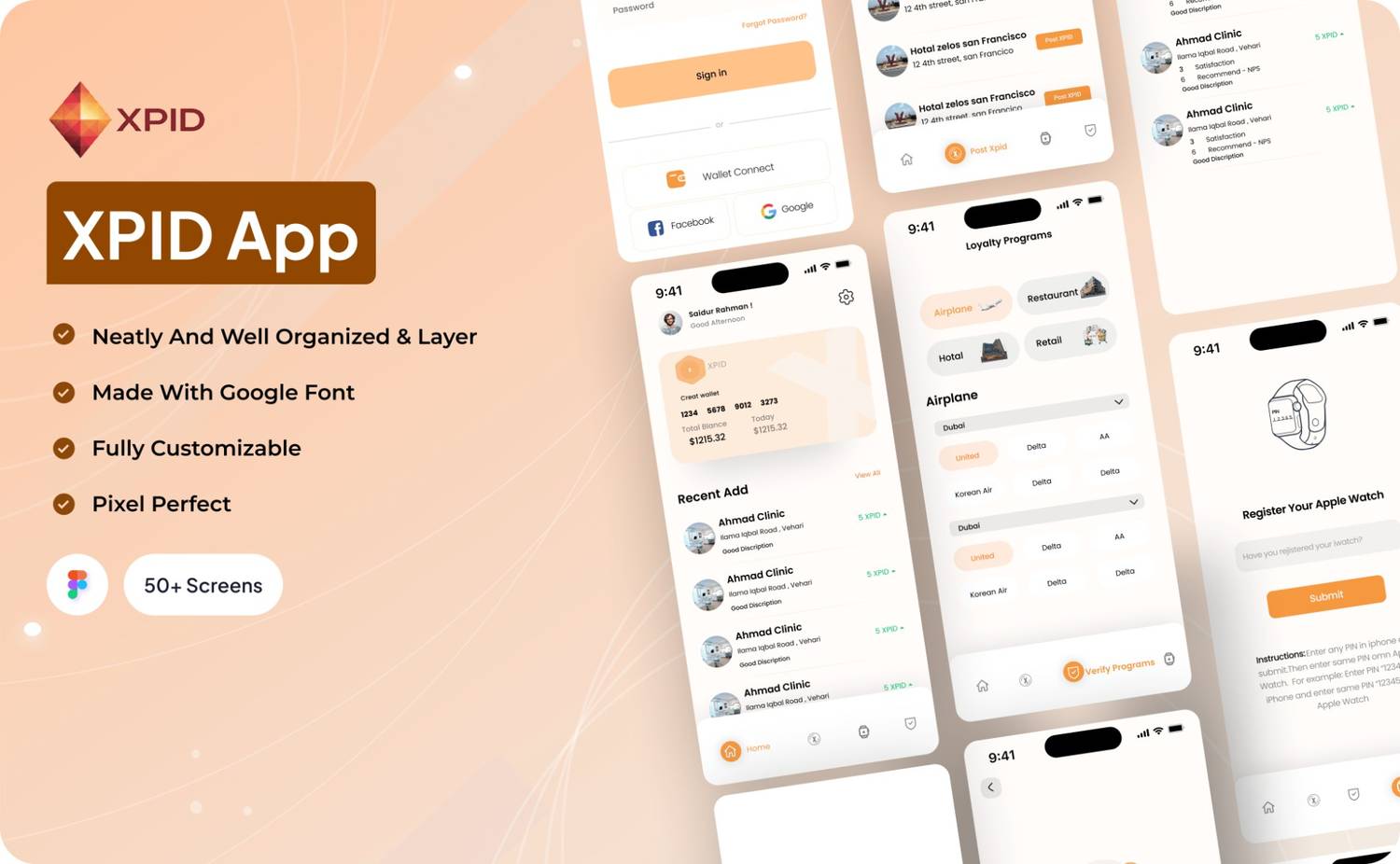 Xpid – A Neat and Well-Organized App Design Project by Marketingkinges