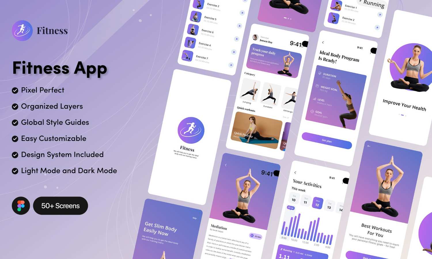 AI-Powered UX/UI Design for Fitness & Workout App by Marketingkinges.